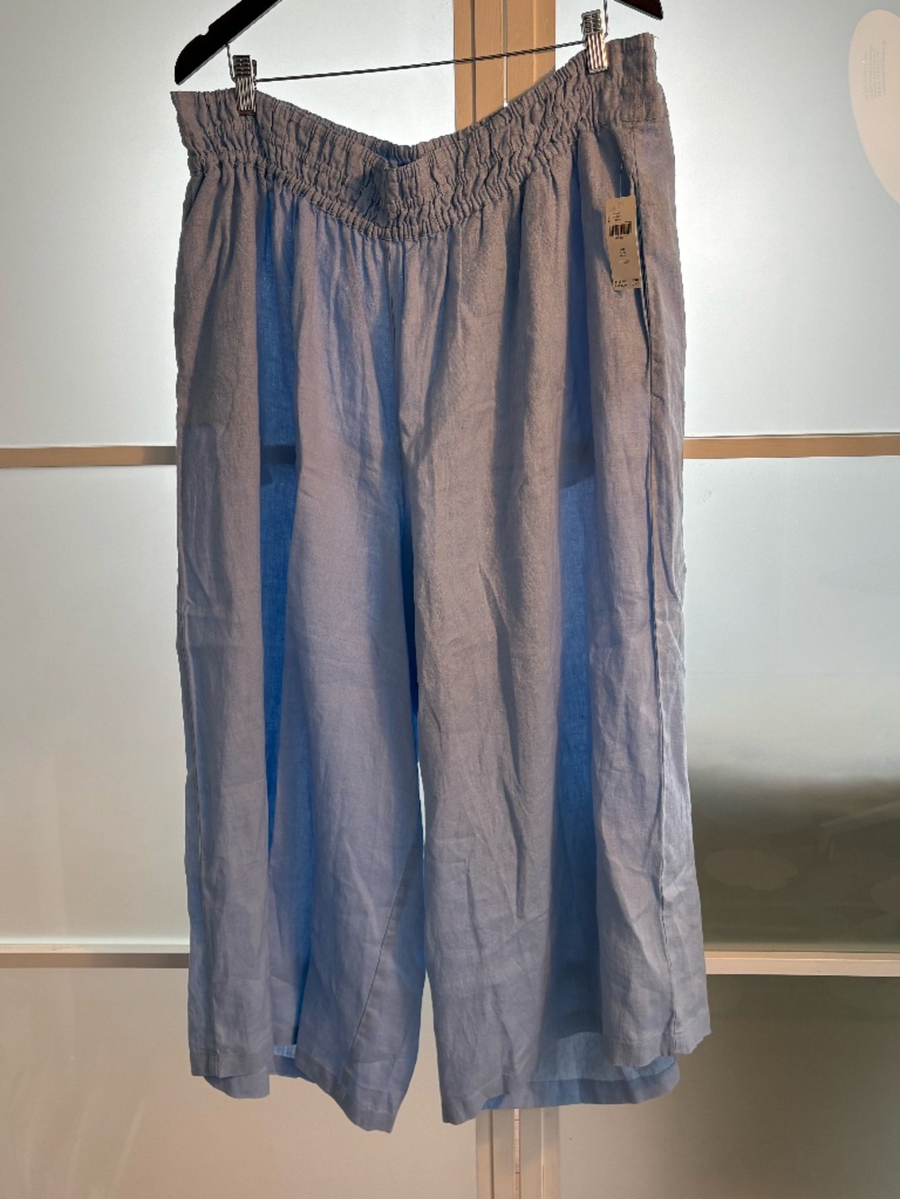Anthropologie Somerset Linen Wide-Leg Pants NWT 2X